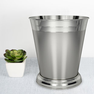 NU STEEL Lighthouse Steel Open Waste Basket - 2.25 Gallons