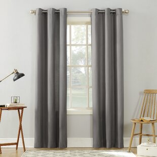 KELLY CLARKSON HOME Astrid Casual Textured Semi-Sheer Grommet Curtain Panel