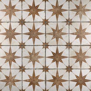 MEROLA TILE Kings 18" x 18" Ceramic Patterned Wall & Floor Tile