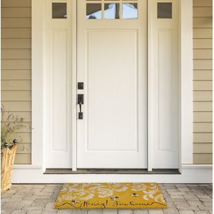 CANORA GREY Shella Honey I'm Home 30 in. x 18 in. Outdoor Door Mat