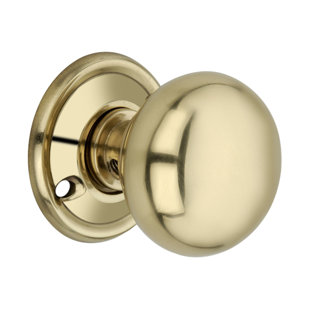 SPIRA BRASS Cottage Large 50mm Rim/Mortice Door Knob