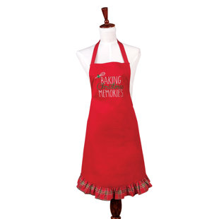 MINT PANTRY® Christmas Solid Cotton Bib Apron