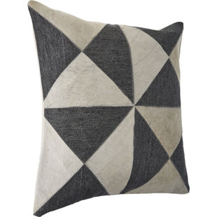 RAJANI HOME Westley Textured Wool Throw Pillow
