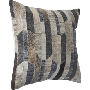 RAJANI HOME Westley Textured Wool Throw Pillow