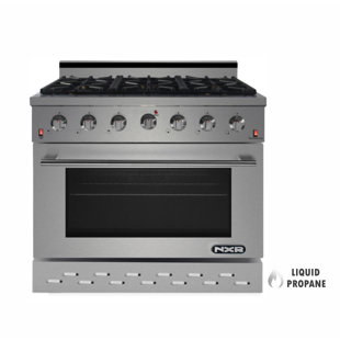 NXR Professional Ranges 36" 5.5 Cubic Feet Gas Free Standing Range