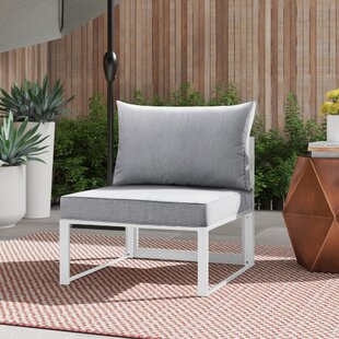 Modway Fortuna Aluminum Outdoor Patio Armless Chair