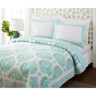 DENA HOME Bohemian Breeze 100% Cotton Quilt Set