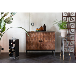 DUTCHBONE Sideboard Chisel aus Massivholz 100 cm