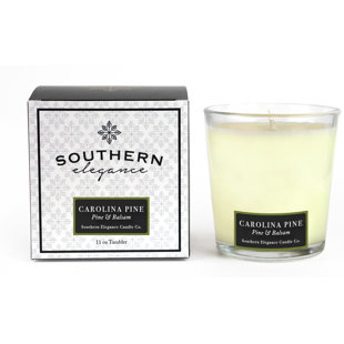 SOUTHERN ELEGANCE CANDLE COMPANY Carolina Pine and Balsam Scented Jar Candle