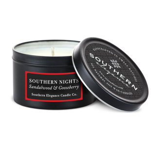SOUTHERN ELEGANCE CANDLE COMPANY Sandalwood And Gooseberries Scented Jar Candle