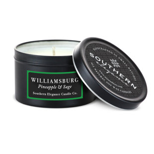 SOUTHERN ELEGANCE CANDLE COMPANY Pineapple And Sage Scented Jar Candle