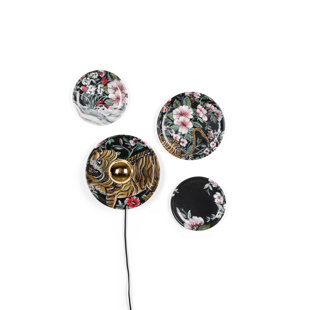 BOLD MONKEY 4 - Light Black Flush Mount Sconce