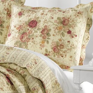 GREENLAND HOME FASHIONS Antique Rose Reversible Quilt Set