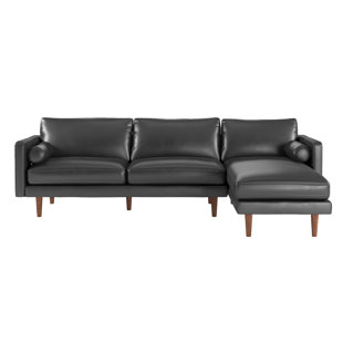 WADE LOGAN® Arantza 5 - Piece Faux Leather Sectional