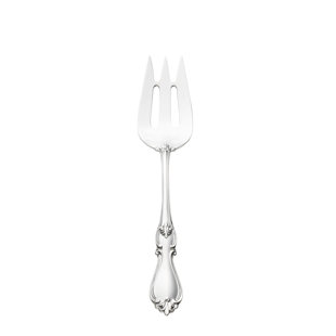 TOWLE SILVERSMITHS Towle Crafty Snowman Cold Meat Fork, One Size, Silver