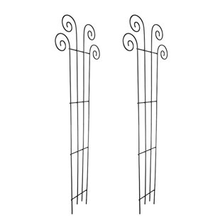 HG GLOBAL Metal Abstract Garden Stake (Set of 2)