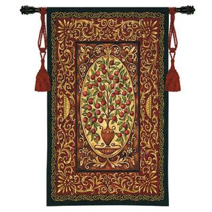 FINE ART TAPESTRIES Floral Cotton Tapestry