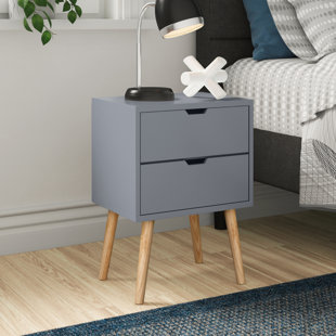ZIPCODE DESIGN Lalani 2 Drawer Bedside Table