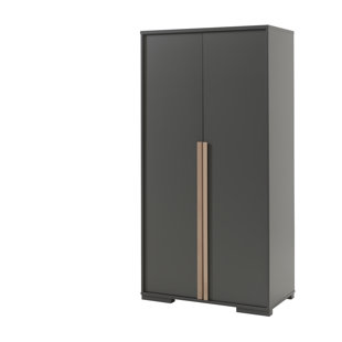 VIPACK London 2 Door Manufactured Wood Wardrobe