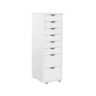 HYKKON Rex 8 Drawer 34Cm W Solid Wood Chest