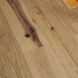 TUSCANWOOD The Hills Hickory 0.5" Thick x 7.5" Wide x Varying Length Engineered Wood Hardwood Flooring