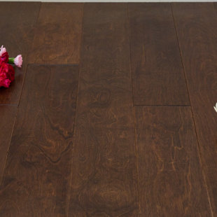 TUSCANWOOD Springfield Birch 0.37" Thick x 5" Wide x Varying Length Engineered Wood Hardwood Flooring