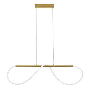 FAIRMONT PARK Finlay 1 - Light Gold LED Kitchen Island Pendant
