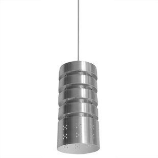 BROMI DESIGN Camden 1 - Light Stainless Steel Single Pendant