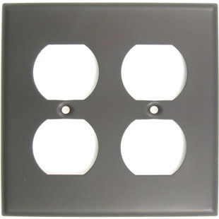 RUSTICWARE No Subject 2 - Gang Duplex Outlet Standard Wall Plate