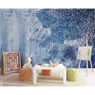 GK WALL DESIGN Peel & Stick Floral Wall Mural