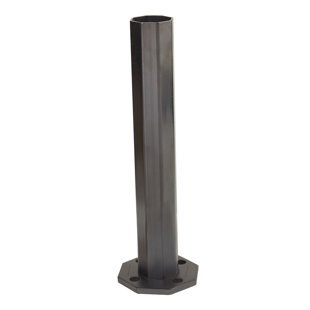Evolver Fortress Building Products Matte Black Aluminum Post Sleeve/Shield for Posts