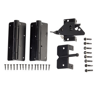 Athens Fortress Building Products Gloss Black Metal Mounting System for Posts