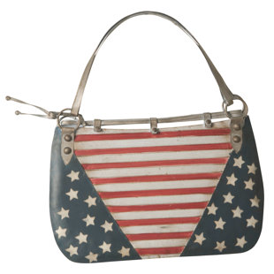 WILCO HOME Flag Purse Wall Décor