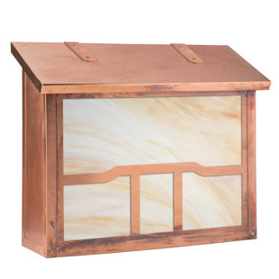 AMERICA'S FINEST LIGHTING COMPANY Winterbourne Down Cloud Lift Wall Mounted Mailbox