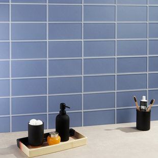 BOND TILE Tori Border 4" x 8" Ceramic Subway Tile
