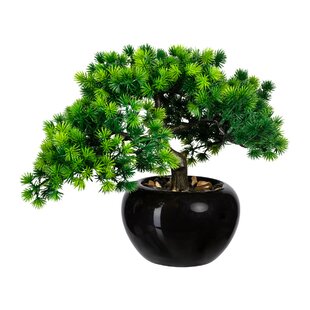 DIE SAISONTRUHE Kunstpflanze Bonsai im Topf