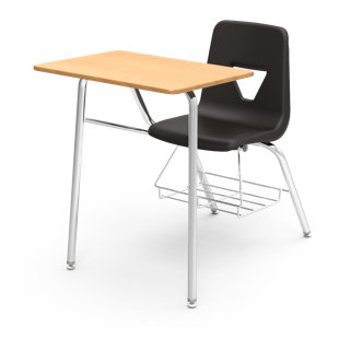 Virco 2000 Series MDF 31'' h x 24'' w Combination Desk