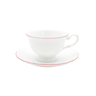 TWIG NEW YORK Amelie Brushed Rim Cup and Saucer
