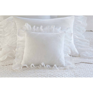 TAYLOR LINENS Daisy Dot Linen Throw Pillow