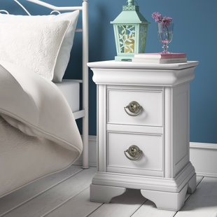 LARK MANOR Aaden 2 Drawer Bedside Table