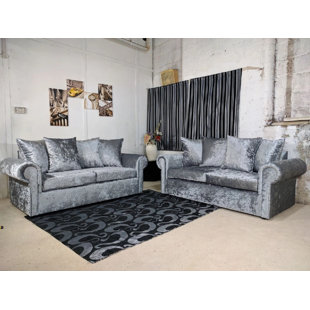 ENVISAGE TRADE Velvet Living Room Set