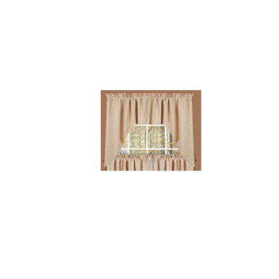 HOME COLLECTION BY RAGHU Cotton Swag 72'' W Window Valance in (Set of 2)