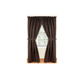 FLEUR DE LIS LIVING Amadi Cotton Room Darkening Curtain Pair