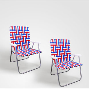 OUTDOOR SPECTATOR Folding Camping Chair (Set of 2)