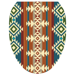 TOILET TATTOOS Aztec Toilet Seat Sticker, Lid Decal