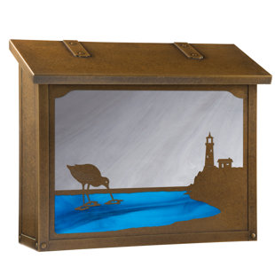 AMERICA'S FINEST LIGHTING COMPANY Wall Mounted Mailbox