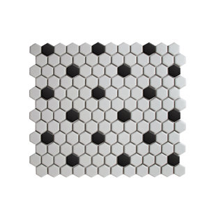 WS TILES® Value Series 1" x 1" Porcelain Mosaic Wall and Floor Tile