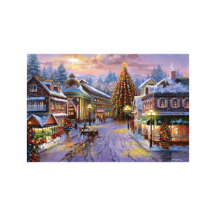 THE SEASONAL AISLE Christmas Eve by Nicky Boehme - Print on Canvas