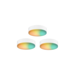 DALS LIGHTING Smart RGB-CCT LED Puck light (Set of 3)