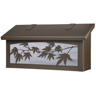 AMERICA'S FINEST LIGHTING COMPANY Japanese Maple Wall Mounted Mailbox
